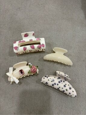 Bundle of 4 Claw Clips